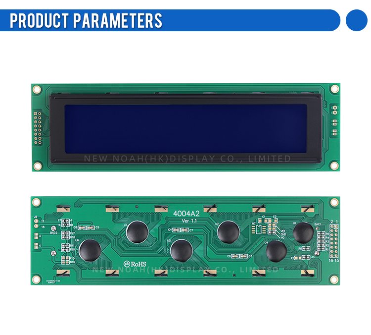Cyrillic Blue Film White Letters 4004A2 LED LCD Interface Module ST7066U Display Screen