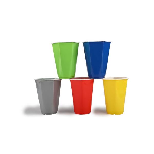 Cold Cup 20oz Varous Color Custome Logo PP Disposable Plastic Cup Without Lid