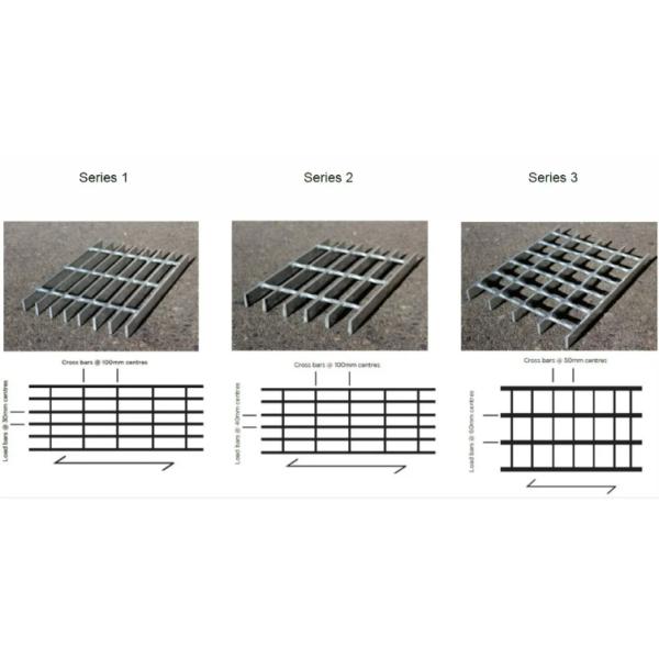 Heavy Duty Hot DIP Galvanized Steel Bar Grate Floor Grating Weight Per Square Meter