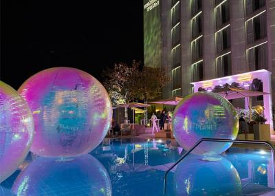 Dazzle Color Reflective PVC Inflatable Mirror Ball For Decoration