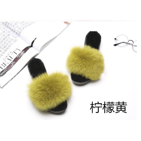 Cómodo ligero de los niños de Fox de la piel de la piel real suave de los deslizadores para caminar