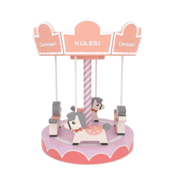 Multi Style Electric Soft Play Carousel Commercial Indoor Naughty Castle Kids Ride