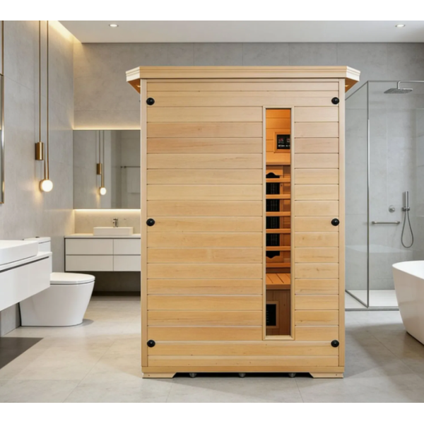 Far Infrared Sauna Room 3 Person Indoor Sauna Ceramic Heater, Low EMF Carbon Heater Or Full Spectrum Heater