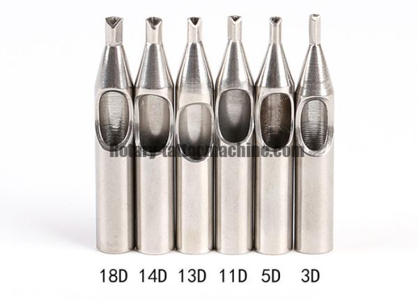 Close Round / Flat  Tattoo Gun Tips 304 Medical Grade Stainless Steel Material