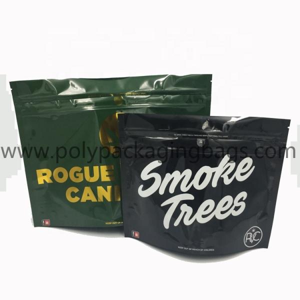 20mic Resealable Mylar Stand Up Pouch With Custom Label