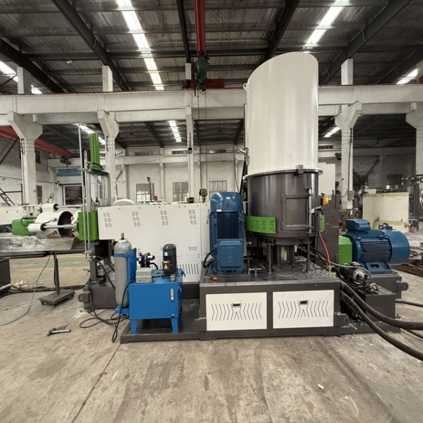 500Kg/H Capacity Plastic PE Film water ring Granulation Production Line With Pelletizer