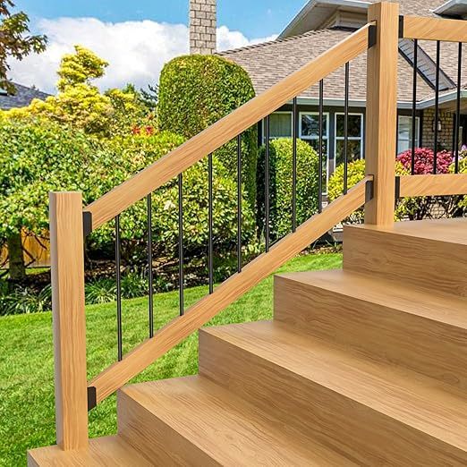 30° Angle d'escalier Des supports de garde-corps en acier au carbone pour les piliers en bois 2x4