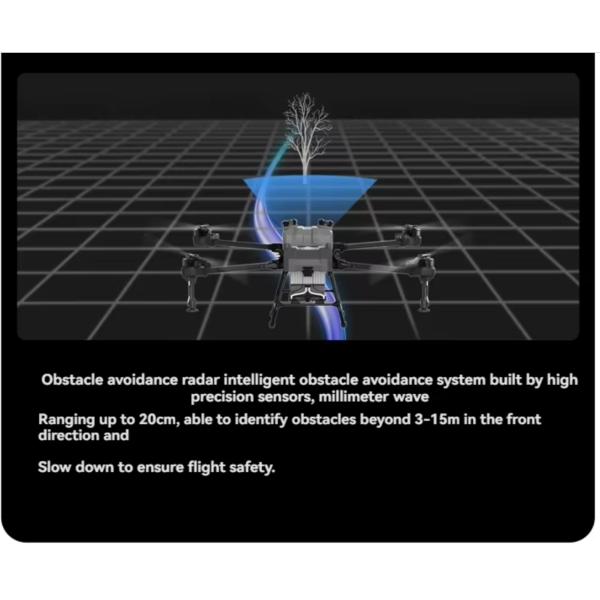 Revolutionary JIS HV50 Disinfection Drone 2300mm Wheelbase 5-10m/s Flight Speed Powerful Motor for Plant Protection