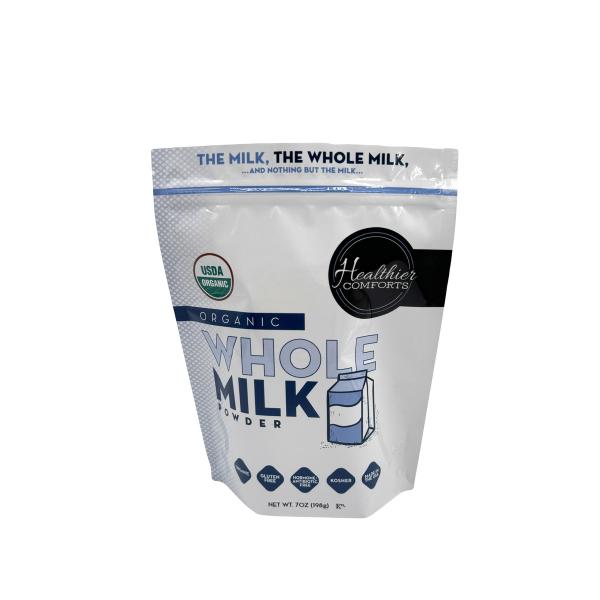 Custom Digital Printed Aluminium Laminated Stand Up Bags with Ziplock for Whole Milk Powder Packaging