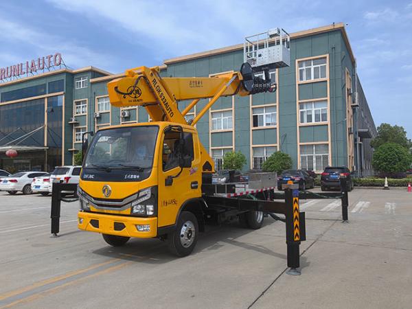 Dongfeng 18m 21m Boom Lift Articulated Truck Mounted Insulated Basket Trucks