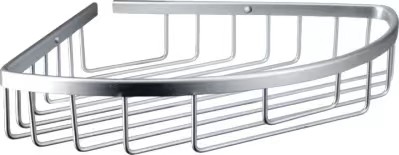 304 Bathroom Stainless Steel Bathroom Wall Hanging Single Tier Triangular Storage Basket