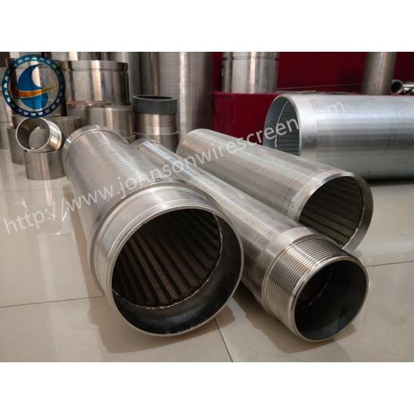 Tpi Couplings Wound 304L Wedge Wire Screen Pipe For Filteration
