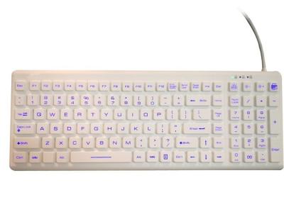 Teclado de computador inteiramente lavável/impermeável com reparo magnético no carro