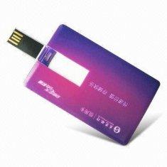Memoria USB retractable AT-045C de la tarjeta de crédito
