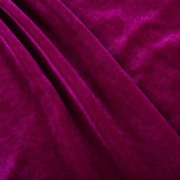 Velvet Elegant Low Cut Sexy Deep V Neck Dresses 98cm Sleeveless S - L Size