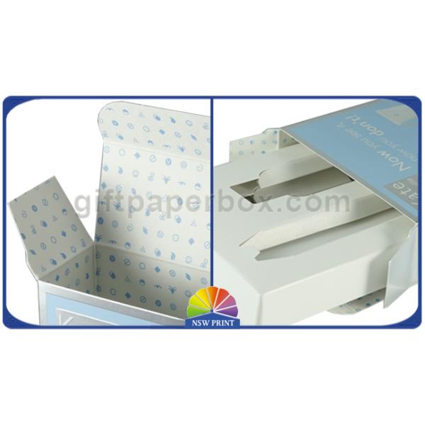 Упаковка бумажной коробки серебряного металлического конца вытачки бумажной коробки прямого складная косметическая