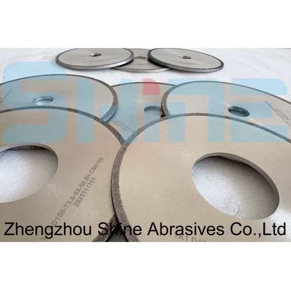 150 MM Electroplated Diamond CBN Grinding Wheels for Tungsten Carbide