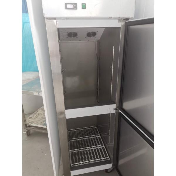 Home Vertical Stainless Steel Freezers Air Cooling
