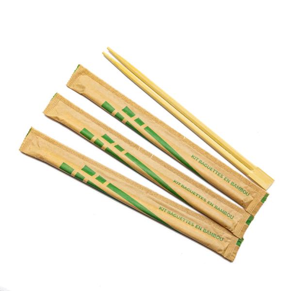 Bastões de Hashi de papel completo descartáveis com Bastões de Sushi de Bambú