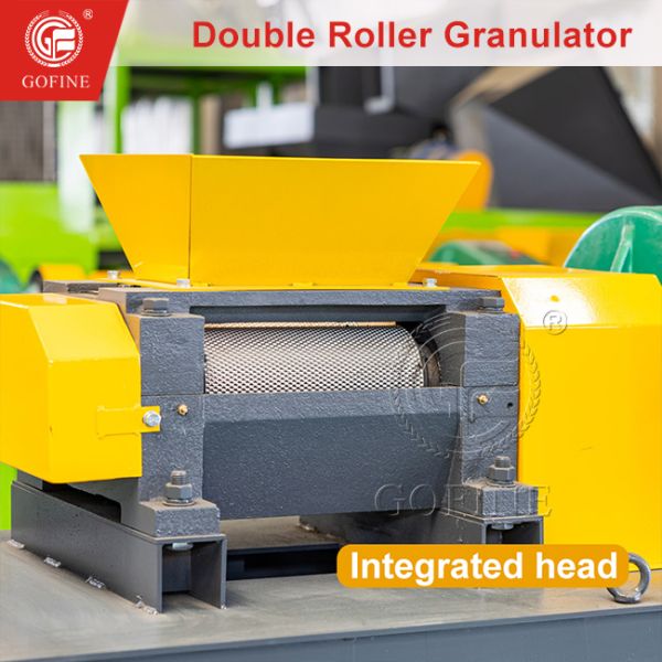 Double Roller Pelletizer Organic Fertilizer Granulator For Large Farms