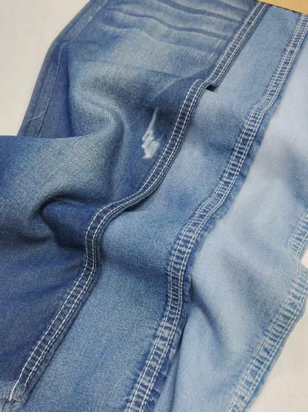 100%Tencel  Low Shrinkage Light Weight 5.2OZ Summer Jeans Denim Fabric Elastic Free 180cm Full Width