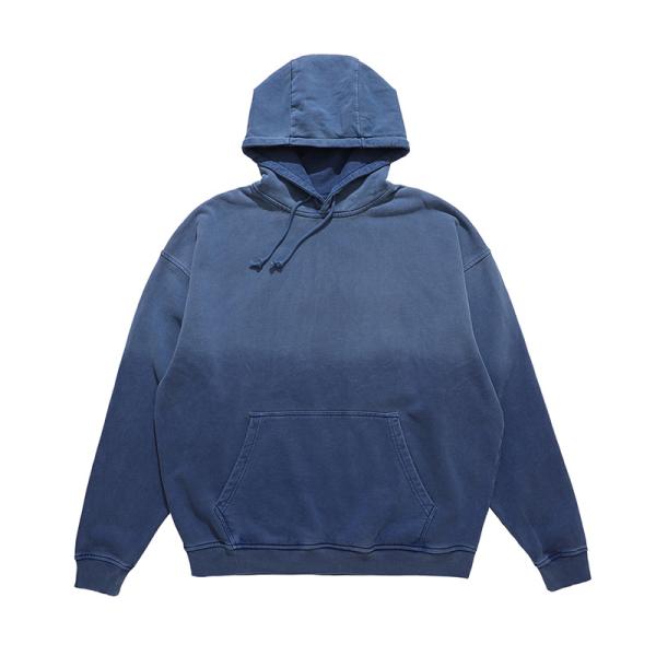 Осень и зима мужская одежда пуловер капюшон тяжелый винтажный стиральный свободный фит