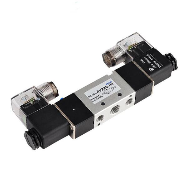 4V230-08 AIRTAC type 5 Way 3 Position Double Solenoid Air Valve 1/4