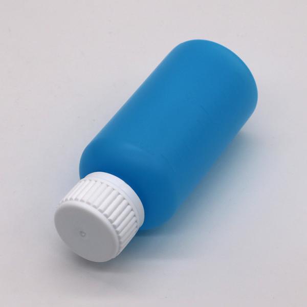 Настраиваемый цвет HDPE 100 мл жидкая пустая пластиковая бутылка с шкалой и крышкой безопасности