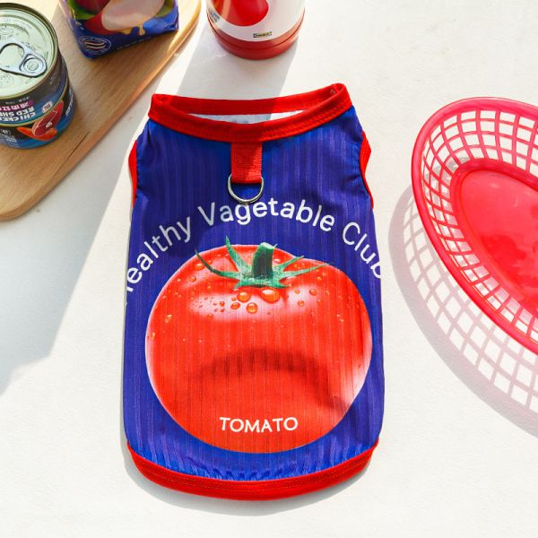 Ice Silk Dog Summer Vest Machine Washable XS-8XL With Printed Pattern