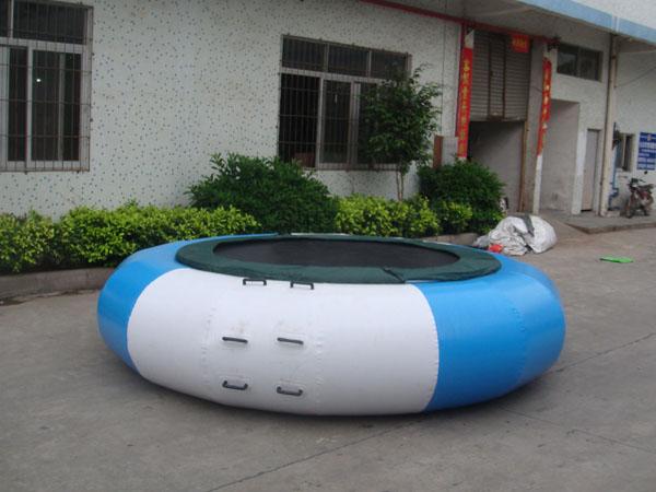 Commercial Air Tight Inflatable Water Trampoline For Water Sport Games