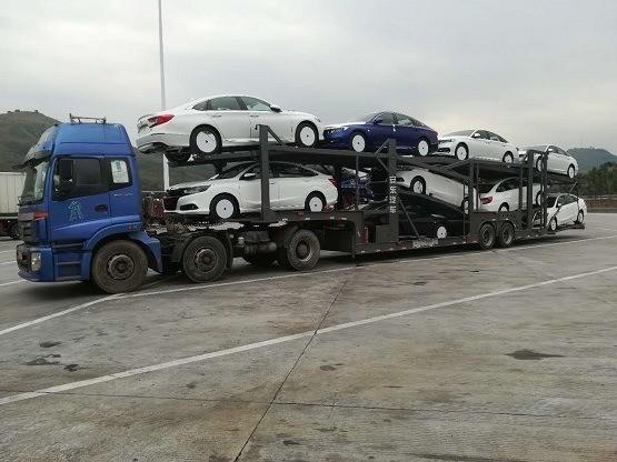 Jost E100 Landing Gear 3 Axles Car Carrier for Limousine/Sedan Semi Trailer Customized