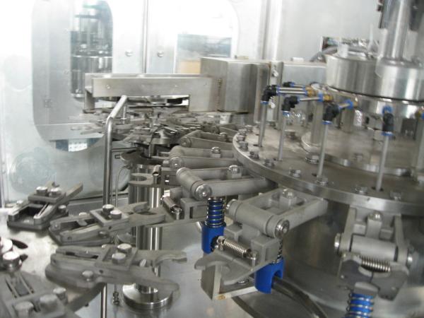 Multi Head 15000 BPH Bottled Automatic Water Filling Machine With Screw Plastic Cap