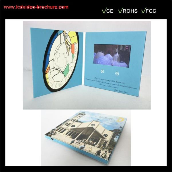 Bespoke Matte Cover Lcd  Video greeting card SD card memory / magnetic switch