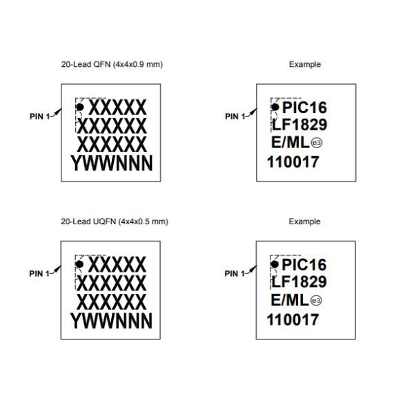 PIC16F1825T-I/ST Серия PIC Микроконтроллер IC Microchip FLASH 14-TSSOP