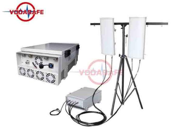 Silver Color Cell Phone Jamming Device Fixed Six Frequencies Options For Jail