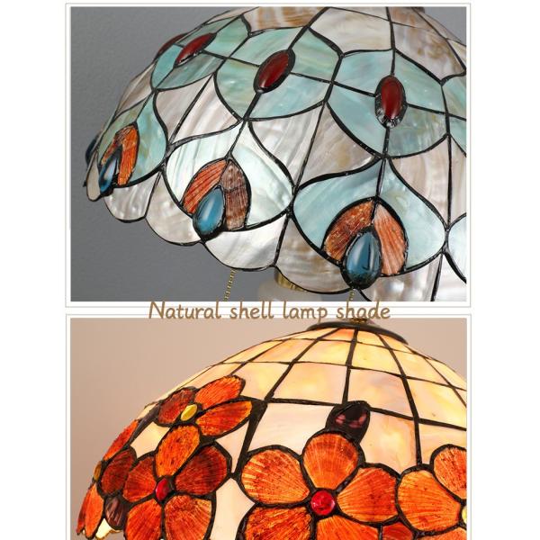 Свет таблицы комнаты прожития спальни сада чистого медного искусства лампы раковины ретро декоративный