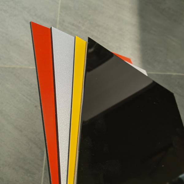 Acm/Acp PE PVDF Aluminum Plastic Composite Panel With Polyester Core For Building