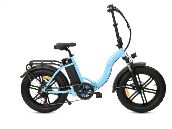 28km/H Lightweight Electric Folding Bike With 48V 13Ah Lithium Battery
