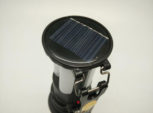 BN-4332S Solar Power Rechargeable Portable Torch LED Flashlight