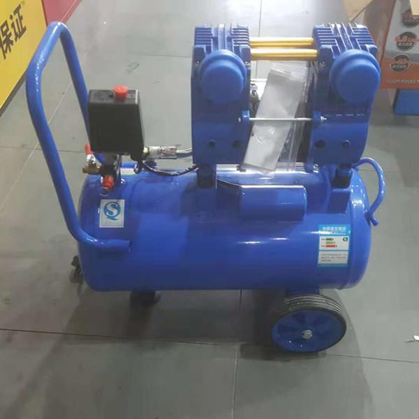 Silent Oil Free Air Compressor Air Pump 980W Power 30L Capacity PORTABLE Configuration