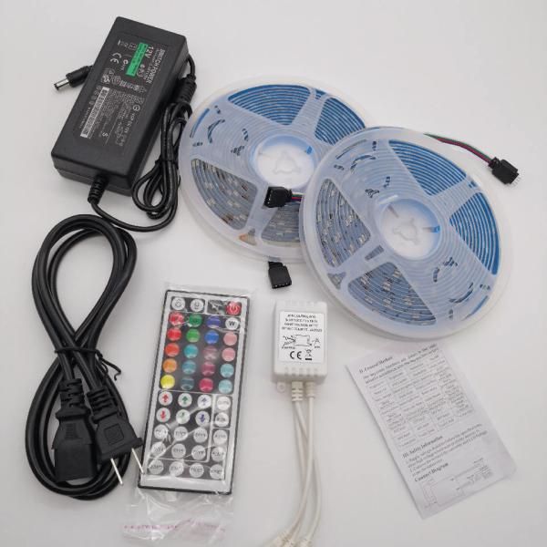 Ir Control Indoor Decoration 5050 RGB LED Strip 12V 5m 10m 60d/M Waterproof SMD For Party