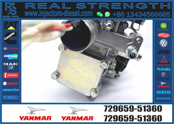 High Pressure Common Rail Fuel Injection Pump Assy for 729642-51420 729659-51360 4TNV88 4TNV98 Yanmar Engine