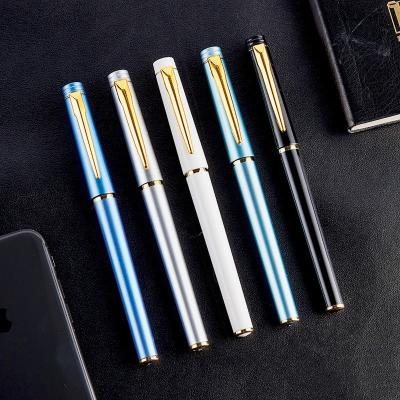 Office Business Metallic Gel Pen Smooth Writing Neutral Pen Custom Logo