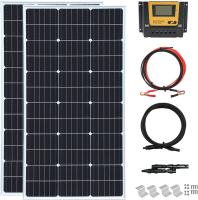 Système de panneau solaire rigide monocristallin de 200 watts 24V