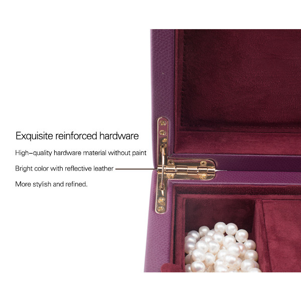 Watch Storage Leather Jewelry Box High Durability Custom Logo Easy To Use