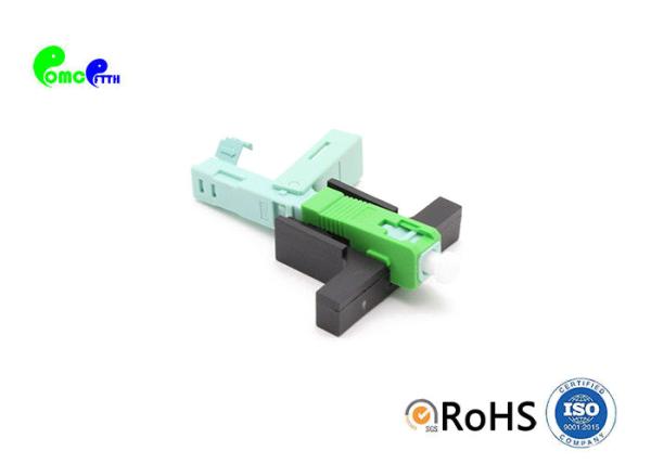 Field Install Fiber Optic Connector SC / APC Suit For FTTH Drop Cable 2 x 3mm For Fast Install In FTTH Project