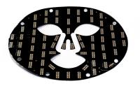 96LEDS SMT コンポーネントを搭載した柔軟な印刷回路板のための光回合