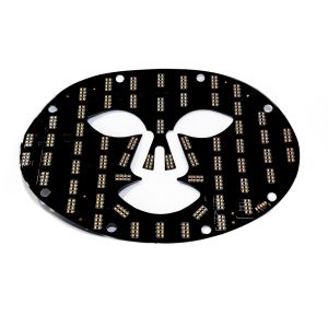 Customizable Double Layer LED Beauty Mask PCB Circuit Board with Fire Protection