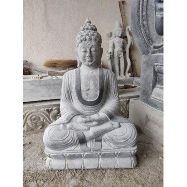 Hot Sell Buddha Statue Stone Large Meditating Garden Statue Garden Ornament Buddha Outdoor Buddha Statue For Decor