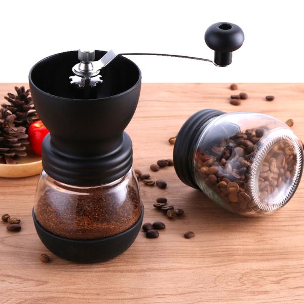 OEM Manual Coffee Mills Hand Crank Coffee Grinder With Seal Pot Coffee Tea Accessories